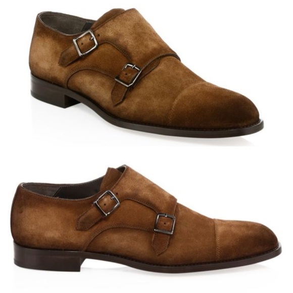 Too Boot Quentin Suede Monkstrap Loafers
